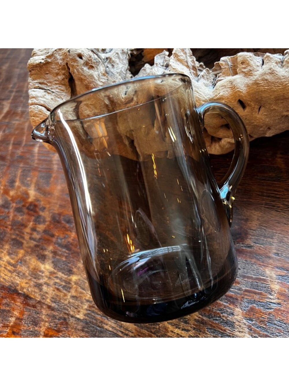 Vintage Hand Blown Mid Century Scandinavian Cocktail Pitcher